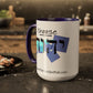Choose Yahuah Coffee Mug w/ Hebrew Text - (11oz, 15oz) - "Blues", Joshua 24:15