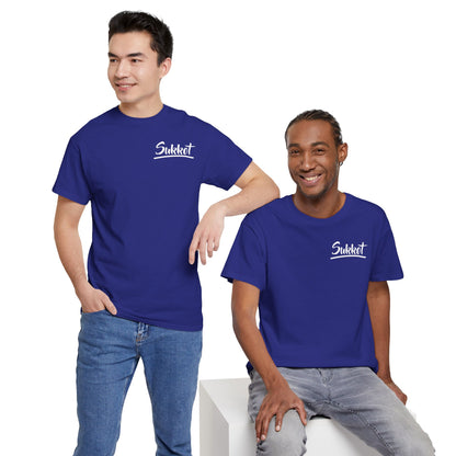 Sukkot (White Font) - Unisex Heavy Cotton Tee