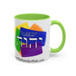 Choose Yahuah - Fun Color Coffee Mug 11oz, 15oz - with Hebrew Text, Inspired by Joshua 24:15