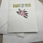 Handcrafted Blank Thank You Cards (Set of 5)