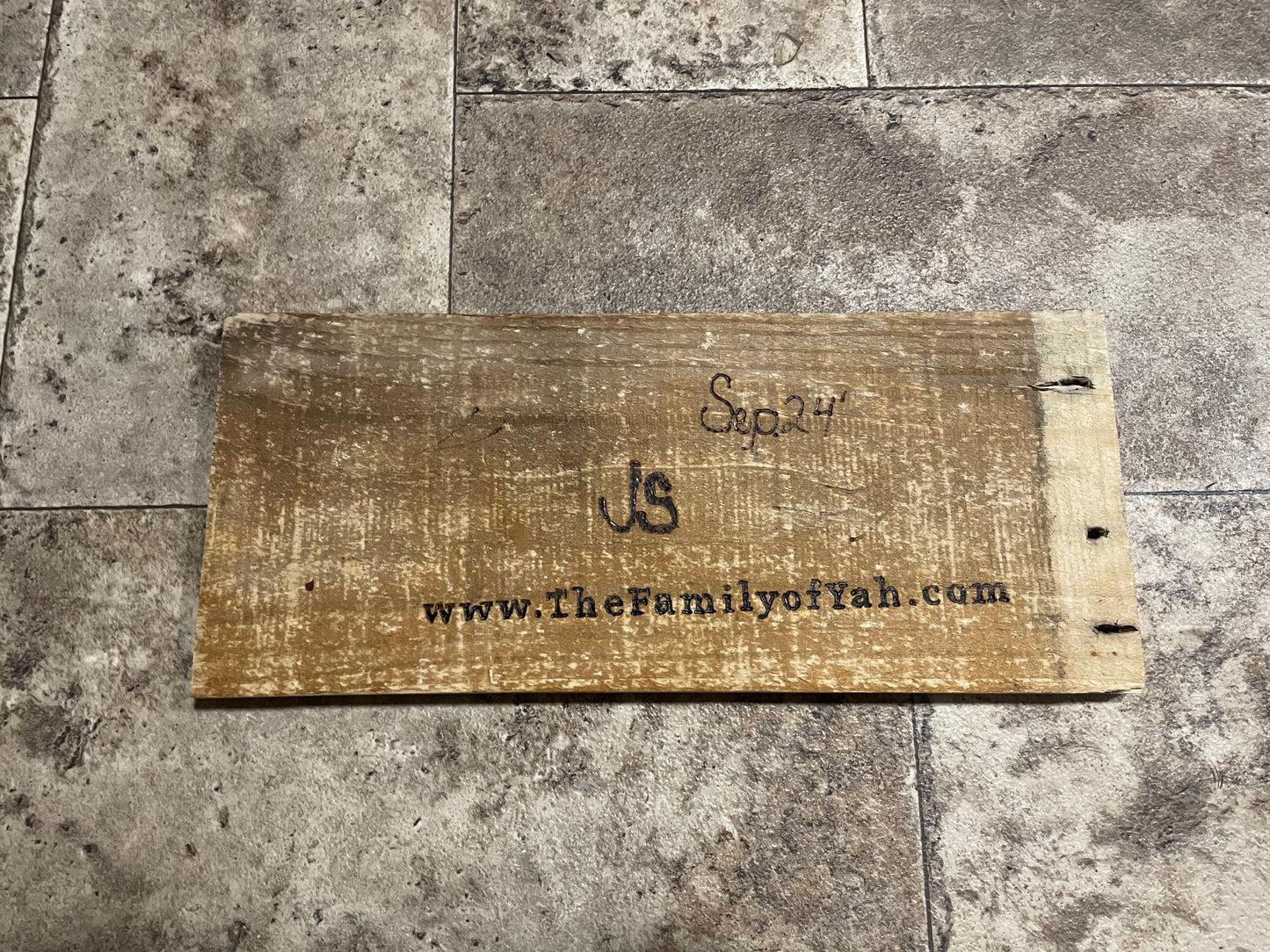 Sukkot - Leviticus 23:40 - Wood Burned Scripture