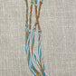Brown & Blue Tzit-zit (Tassel or Fringe) – Set of 4 – Hand-Made 100% Cotton