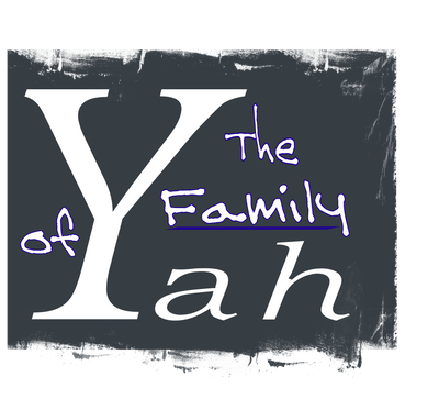 The Family of Yah Logo with white and dark grey blue