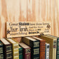 Psalm 119:165 "Great Shalom..." Wood Burned Scripture